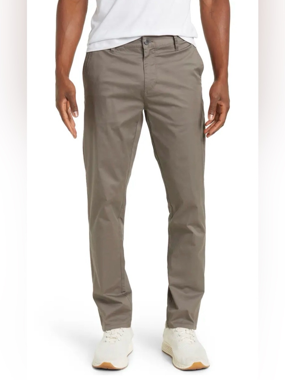 Vuori Men’s Collins Chino Pants Cotton Twill With Stretch Khaki Green Size 30